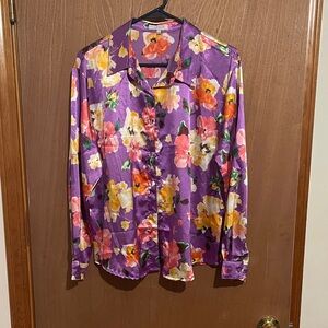 Floral Purple Women's Top